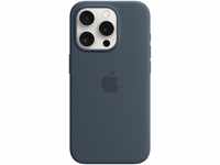 Apple iPhone 15 Pro Silikon Case mit MagSafe – Sturmblau ​​​​​​​
