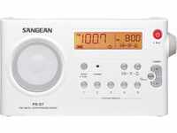 Sangean PR-D7 tragbares Radio (UKW/MW-Tuner, Kopfhöreranschluss, Weckfunktion,