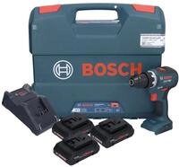Bosch Professional 18V System GSR 18V-55 Akku-Bohrschrauber (inkl. 3x 4,0 Ah...