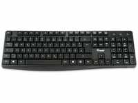 Equip 245210 Kabelgebundene USB Keyboard schwarz, deutsch