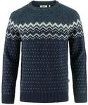 Fj&auml;llr&auml;ven Herren &Ouml;vik Knit Sweatshirt, Dark Navy/Mountain Blue, XL