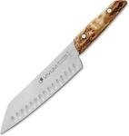 F. DICK Santoku VIVUM 18 cm - rostfrei, Klinge extra scharf, 58 HRC, Kullenschliff