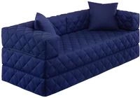 Traumnacht Schlafsofa und G&auml;stesofa mit Schlaffunktion 200x80x65 cm &ndash; Dunkelblau