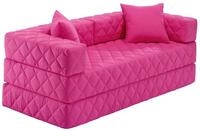 Traumnacht Schlafsofa und G&auml;stesofa mit Schlaffunktion 200x80x65 cm &ndash; Rosa mit 2