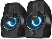 Trust Gemi 2.0 Kompaktes Lautsprecherset mit RGB LED-Beleuchtung, 12 W (6 W RMS), PC