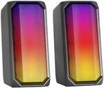 Mars Gaming MSCUBEW, Kompakte RGB Gaming-Lautsprecher