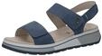 Caprice Leder Sandale Flach Blau 28705