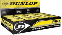 Dunlop Sports Squashb&auml;lle Pro doppelGelb, 12 St&uuml;ck, Offizieller Turnier-Squashball,