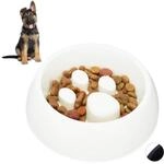 Relaxdays Anti Schling Napf, Futternapf f&uuml;r Hund & Katze, Langsames Fressen, 300 ml