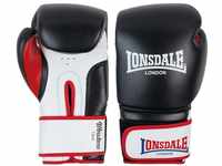 Lonsdale Unisex-Adult WINSTONE Equipment, Black/White/Red, 12 oz