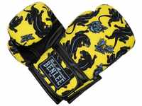 BENLEE Boxhandschuhe aus Kunstleder und Textil Panther Gloves Yellow/Black/Blue...