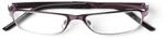 Corpootto Lesebrille mit violettem Text D.+1,00-20 g