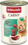 animonda Carny Katzen Nassfutter Rind + Reh mit Preiselbeeren (6 x 400g),