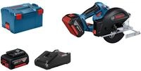 Bosch Professional 18V System Akku Kreiss&auml;ge GKM 18V-50 (inkl. 2x 5.0Ah Akku,