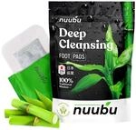 Nuubu Fu&szlig;pflaster (10 Pflaster), nat&uuml;rliche Fu&szlig;pads mit Bambusessig und Turmalin