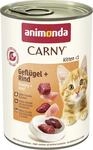 animonda Carny Katzen Nassfutter Kitten Gefl&uuml;gel + Rind (12 x 400g), Kitten