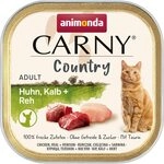 Carny Country Katzenfutter nass Huhn + Kalb + Reh (32 x 100g), Katzen...