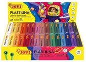 Jovi Plastilin, leicht formbare Modelliermasse f&uuml;r Kinder ab 2 Jahren, 30 Stangen,