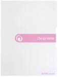 herlitz Zeugnismappe easy orga to go Sichtbuch A4 wei&szlig; pink