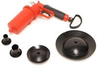 Rothenberger Industrial Pressluft Rohrreiniger inkl. 4 Gummiadapter I Rohr frei in