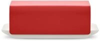 Alessi Mattina BG04 R - Design-Butterdose aus Porzellan mit Deckel aus Edelstahl