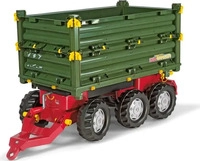 rolly toys 125012, rolly toys rollyMulti Trailer, gr&uuml;n, 3-achsig