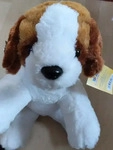 heunec 304376, heunec Pl&uuml;schtier Hund Bernhardiner, Gr&ouml;sse 38 cm braun/weiss