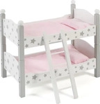 Bayer Chic 2000 513-95, Bayer Chic 2000 Puppen-Etagenbett in Stars grau