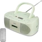 MEDION LIFE E65010 Boombox gr&uuml;n, CD-Kassetten-Radio mit MP3-Wiedergabe, PLL-UKW