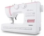 MEDION LIFE Freiarm-N&auml;hmaschine SM60 (MD10689) rosa, einstellbare Stichl&auml;nge und