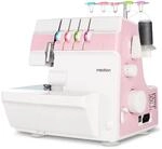 MEDION LIFE Overlock-N&auml;hmaschine SO90 (MD19169) rosa, 90 Watt Motorleistung, LED