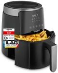 MEDION LIFE Hei&szlig;luftFritteuse P40 L (MD13030) schwarz, +100 Rezepte in der Life+