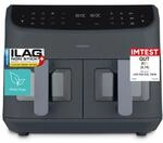 MEDION LIFE P20 XXL Twin Doppelzonen-Hei&szlig;luftfritteuse MD 11760 matt grau, 100