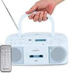 MEDION LIFE DRX-1 Plus Boombox blau, DAB+/PLL-UKW-Stereo Radio, Bluetooth&reg; 5.4,