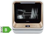 MEDION LIFE Mini Tischgeschirrsp&uuml;ler DWT20 (MD370764) Gold, kompakt &...