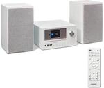 MEDION LIFE P85003 Micro-Audio-System wei&szlig;, Internet/DAB+/PLL-UKW Stereo-Radio mit