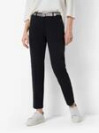 Brax Damen Chino Style MARON S BLACK, schwarz, Gr. 34