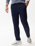 Brax Herren Flatfronthose Style FABIO IN SEA, dunkelblau, Gr. 30/30