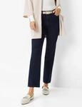 Raphaela by Brax Damen Five-Pocket-Hose Style PATTI STRAIGHT, denim dunkelblau, Gr.