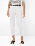 Brax Damen Five-Pocket-Hose Style MARY S WHITE, denim wei&szlig;, Gr. 34