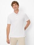 Brax Herren Polo Style PETE white, wei&szlig;, Gr. M