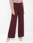 Raphaela by Brax Damen Marlenehose Style LILLYTH FLARED AMARONE, dunkles lila, Gr. 36