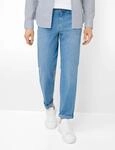 Eurex by Brax Herren Five-Pocket-Hose Style LASSE BLEACHED, denim hellblau, Gr....