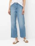 Brax Damen Culotte Style MAINE S USED LIGHT BLUE, denim hellblau, Gr. 32
