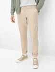 Brax Herren Chino Style FABIO IN CANVAS, hellbeige, Gr. 33/32