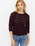 Brax Damen Pullover Style NALA blackberry violet, dunkles lila, Gr. 32