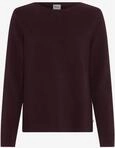 Brax Damen Strickpullover Style LESLEY blackberry violet, dunkles lila, Gr. 34