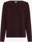 Brax Damen Strickpullover Style LESLEY blackberry violet, dunkles lila, Gr. 34