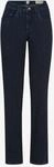 Brax Damen Five-Pocket-Hose Style CAROLA CLEAN DARK BLUE, denim dunkelblau, Gr....