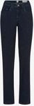 Brax Damen Five-Pocket-Hose Style CAROLA CLEAN DARK BLUE, denim dunkelblau, Gr. 38